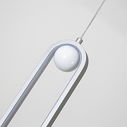 Подвесной светильник F-promo Altus 4222-1P цвет плафона/подвески Белый, Серебро, цвет арматуры Серебро-5