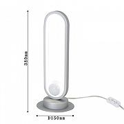 Настольная лампа F-promo Altus 4222-1T цвет плафона/подвески Белый, Серебро, цвет арматуры Серебро-5