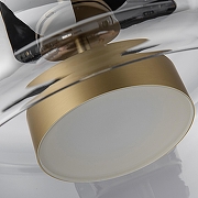 Подвесной светильник Favourite Reflex 4234-1P цвет плафона/подвески Серый, цвет арматуры Золото-7