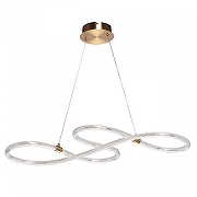 Подвесной светильник De City Мадлен 64 424017101 цвет плафона/подвески Прозрачный, цвет арматуры Латунь-1