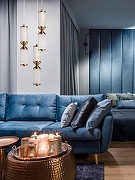 Подвесной светильник De City Семья 65 424017801 цвет плафона/подвески Белый, Золото, цвет арматуры Золото-4