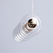 Подвесной светильник De City Мадлен 65 424018501 цвет плафона/подвески Прозрачный, цвет арматуры Латунь-4