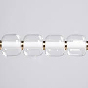 Подвесной светильник De City Мадлен 65 424018501 цвет плафона/подвески Прозрачный, цвет арматуры Латунь-5