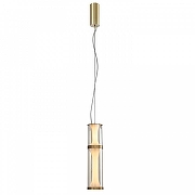 Подвесной светильник Favourite Bones 4244-2P цвет плафона/подвески Белый, Оранжевый, цвет арматуры Бронза-1