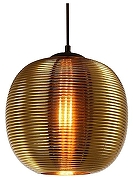 Подвесной светильник Favourite Riff 4261-1P цвет плафона/подвески Золото, цвет арматуры Черный