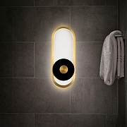 Накладной светильник Favourite Cyclone 4296-1W цвет плафона/подвески Латунь, цвет арматуры Черный-6