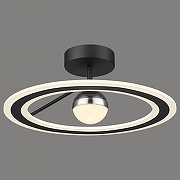 Накладной светильник Velante Velante 431-107-02 цвет плафона/подвески Белый, Черный, цвет арматуры Хром, Черный