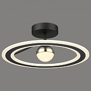 Накладной светильник Velante Velante 431-307-02 цвет плафона/подвески Белый, Черный, цвет арматуры Золото, Черный