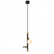Подвесной светильник Favourite Sparrow 4324-1P цвет плафона/подвески Белый, Золото, цвет арматуры Золото, Черный-1