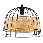 Подвесной светильник Eglo Anw1ck 43311 цвет плафона/подвески Бежевый, Черный, цвет арматуры Черный