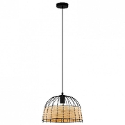 Подвесной светильник Eglo Anw1ck 43311 цвет плафона/подвески Бежевый, Черный, цвет арматуры Черный-1