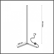 Торшер Odeon Light F1ll1n1 4335/6FL цвет черный-4