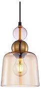 Подвесной светильник F-promo Vinglas 4341-1P цвет плафона/подвески Оранжевый, цвет арматуры Латунь
