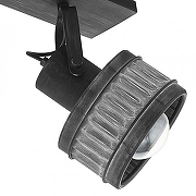 Спот Eglo Turrock 43445 цвет плафона/подвески Серый, Черный, цвет арматуры Черный-1