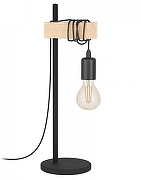 Настольная лампа Eglo TOWNSHEND 43515 цвет Коричневый, Черный