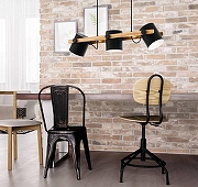 Подвесной светильник Eglo HORNWOOD 43517 цвет плафона/подвески Черный, цвет арматуры Коричневый, Черный-4