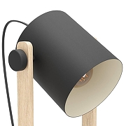 Торшер Eglo HORNWOOD 43521 цвет плафона/подвески Коричневый, цвет арматуры Бежевый, Черный-2