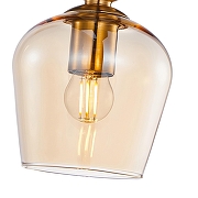 Подвесной светильник F-promo Dubbel 4352-1P цвет плафона/подвески Оранжевый, цвет арматуры Латунь, Черный-3