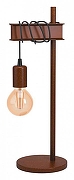 Настольная лампа Eglo Townshend 4 43525 цвет Коричневый, Черный