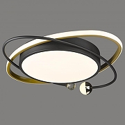 Накладной светильник Velante Velante 435-347-03 цвет плафона/подвески Белый, Черный, цвет арматуры Золото, Черный