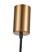 Подвесной светильник F-promo Dubbel 4354-1P цвет плафона/подвески Оранжевый, цвет арматуры Латунь, Черный-5