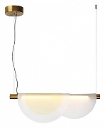 Подвесной светильник Odeon Light Colle 4358/20L цвет плафона/подвески Белый, цвет арматуры Бронза-1