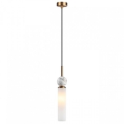 Подвесной светильник Odeon Light Lolla 4359/1 цвет белый, бронза-1