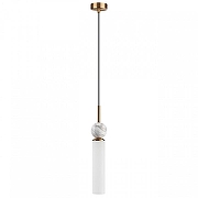 Подвесной светильник Odeon Light Lolla 4359/1 цвет белый, бронза-2