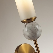 Бра Odeon Light Lolla 4359/1W цвет белый, латунь-4