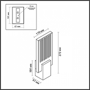 Бра Odeon Light R1cc1 4363/5WL цвет хром-4