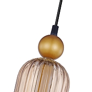 Подвесной светильник F-promo Semisfera 4365-1P цвет плафона/подвески Золото, Оранжевый, цвет арматуры Золото, Черный-3