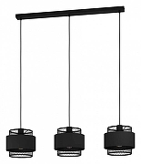 Подвесной светильник Eglo Bazely 43669 цвет плафона/подвески Черный, цвет арматуры Черный