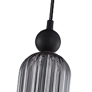 Подвесной светильник F-promo Semisfera 4367-1P цвет плафона/подвески Серый, цвет арматуры Черный-2