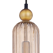 Подвесной светильник F-promo Semisfera 4368-1P цвет плафона/подвески Золото, Оранжевый, цвет арматуры Золото, Черный-3