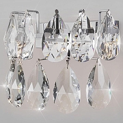 Накладной светильник Bogate's Marvel 437/1 Strotskis цвет плафона/подвески Прозрачный, цвет арматуры Хром