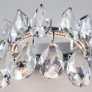 Накладной светильник Bogate's Marvel 437/1 Strotskis цвет плафона/подвески Прозрачный, цвет арматуры Хром-3