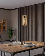 Подвесной светильник Eglo Nafferton 43743 цвет Коричневый, Черный-3