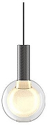 Подвесной светильник Favourite Kula 4379-1P цвет плафона/подвески Белый, Прозрачный, цвет арматуры Черный