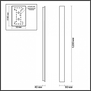 Накладной светильник Odeon Light F1b1 4379/29WL цвет черный-3