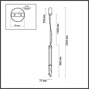 Подвесной светильник Odeon Light Anta 4392/30L цвет бронза античная-6