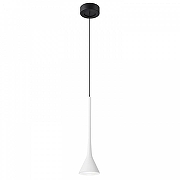 Подвесной светильник Favourite Klokken 4407-1P цвет плафона/подвески Белый, цвет арматуры Черный-1