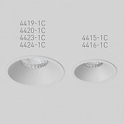 Встраиваемый светильник Favourite Mortise 4420-1C цвет Белый, Черный-5