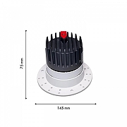 Встраиваемый светильник Favourite Mortise 4421-1C цвет Белый, Черный-7