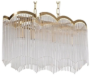 Подвесной светильник MW-Light Лавиния 3 443011106 цвет плафона/подвески Прозрачный, цвет арматуры Латунь