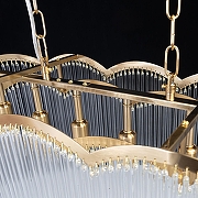 Подвесной светильник MW-Light Лавиния 3 443011106 цвет плафона/подвески Прозрачный, цвет арматуры Латунь-9