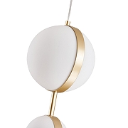 Подвесной светильник Favourite Asterismo 4448-2P цвет плафона/подвески Опал, цвет арматуры Золото-5