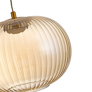 Подвесной светильник Favourite Cattivo 4451-1P цвет плафона/подвески Оранжевый, цвет арматуры Латунь-3