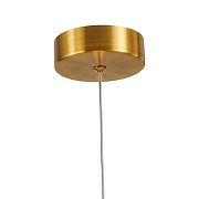 Подвесной светильник Favourite Cattivo 4451-1P цвет плафона/подвески Оранжевый, цвет арматуры Латунь-5