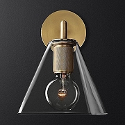 Бра Imperiumloft 44.542 цвет плафона/подвески Прозрачный, цвет арматуры Латунь