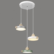 Подвесной светильник Velante Velante 447-006-03 цвет плафона/подвески Разноцветный, цвет арматуры Белый, Бежевый